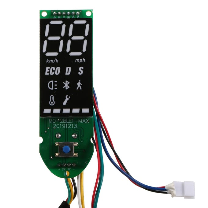 Elektrische Scooter Moederbord Controller Hoofdbord Controller Schakelbord + Instrumentenbord zilver