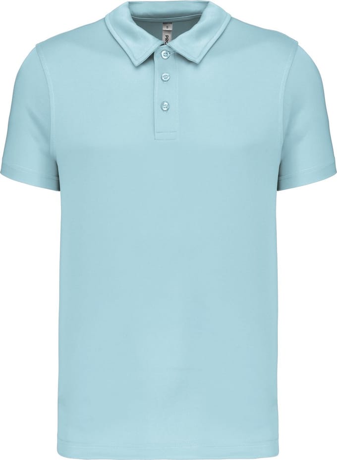 Herensportpolo 'Proact' met korte mouwen Ice Mint - S