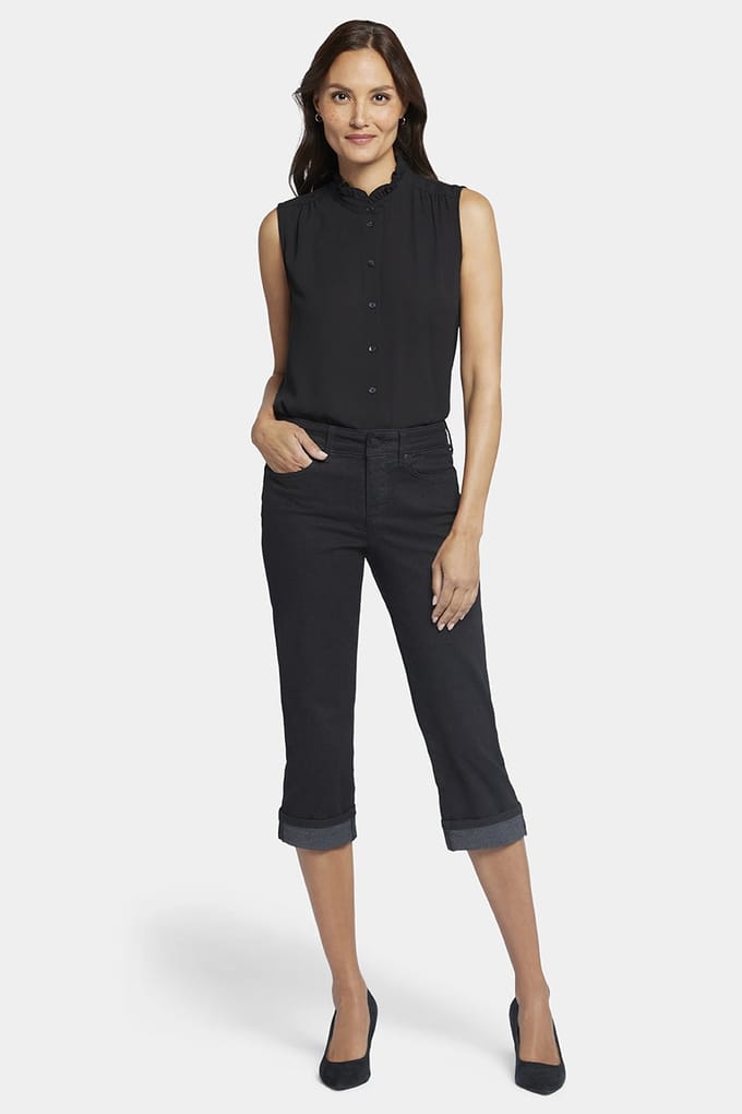 Marilyn Rechte Crop Jeans In Cool Embrace® Denim