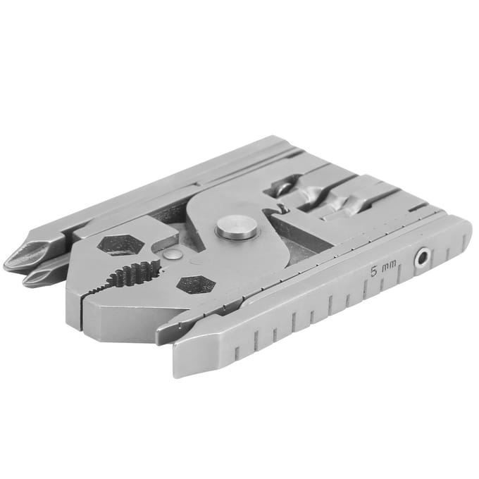 Outdoor 25in1 Multifunctionele Tangen Kit Roestvrij Staal Multitool met Mes Sleutel gray