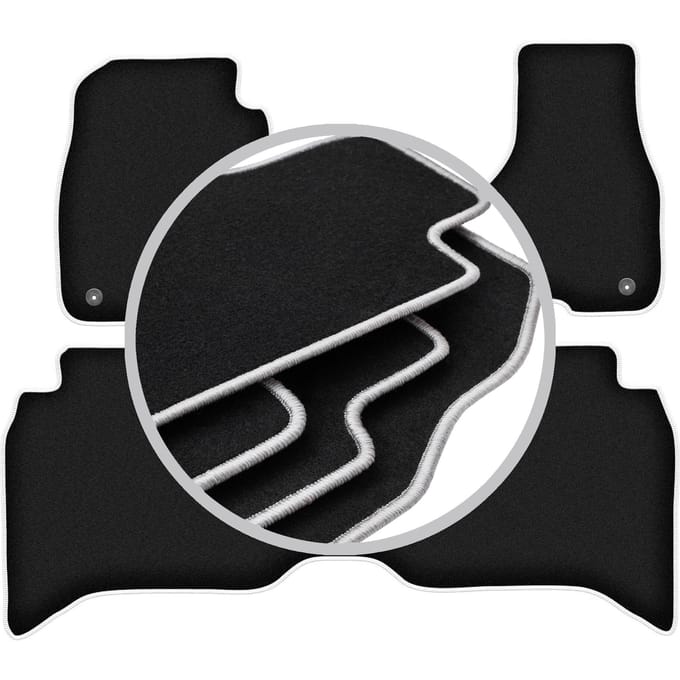 CARLUX-SILVER automatten voor: Dodge RAM DS DJ 1500 pick-up (2012-2020)