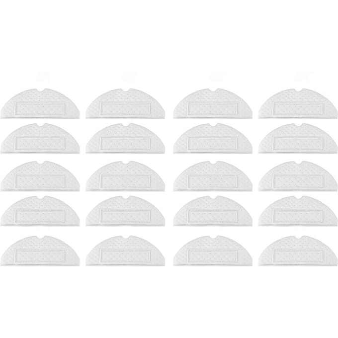 Lot de 20 lingettes de nettoyage jetables pour robot de balayage Xiaomi white