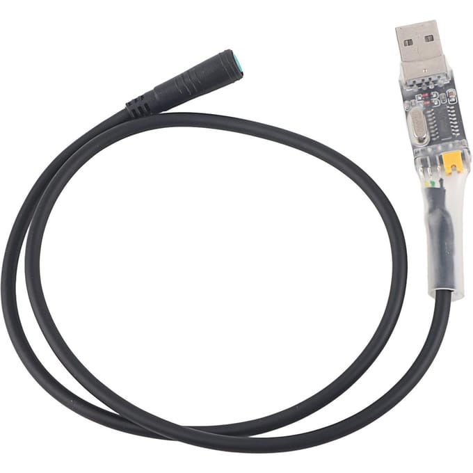 Elektrische fietsmotor USB-programmeerkabel voor BAFANG BBS01 BBS02 BBS03 BBSHD middenmotorkit black