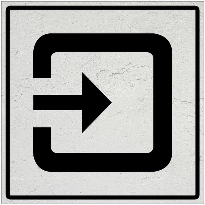 Ingang gebouw bord | Forex Re materiaal | 30 x 30 cm