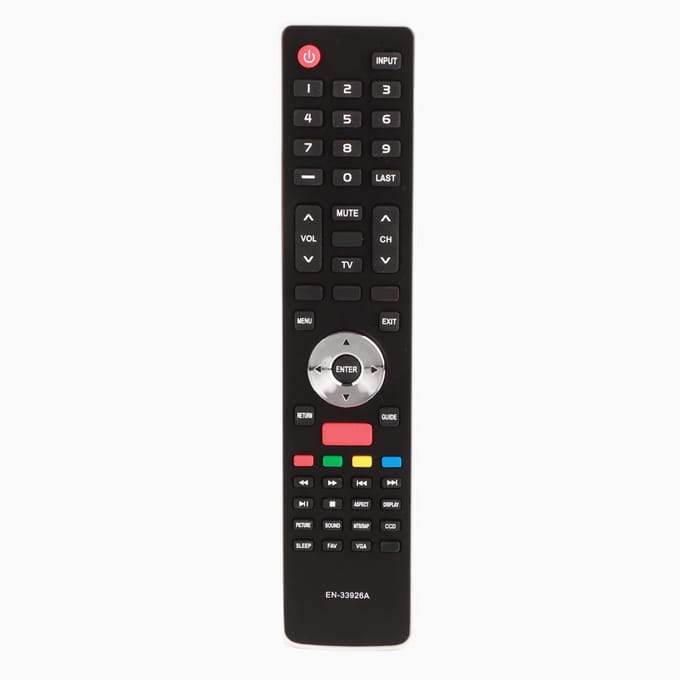 Télécommande de remplacement pour Hisense EN?33922A Smart TV black