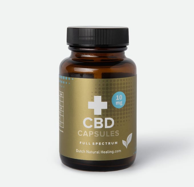 CBD Capsules 60 Stuks - 100% Full Spectrum Hennepextract - Onafhankelijk Getest - CBD Supplementen - 10mg CBD per Capsule