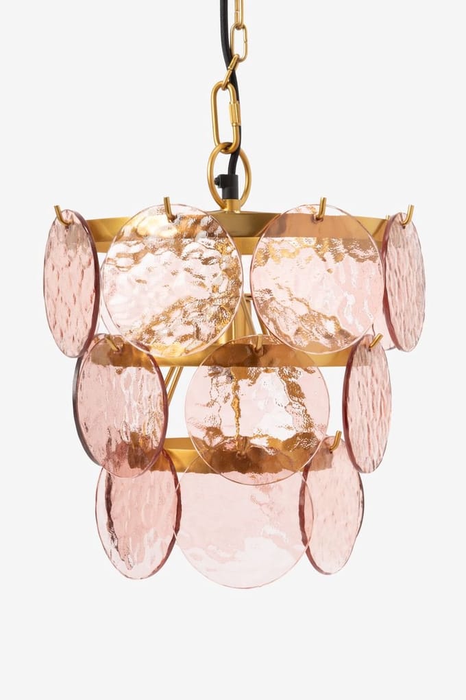 Sissy-Boy - Lichtroze scallop kroonluchter
