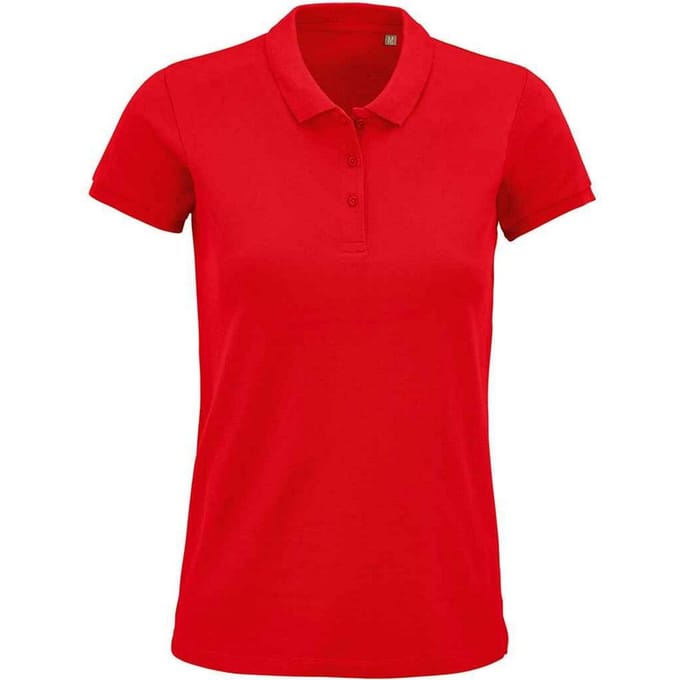 SOLS Dames/dames Planet Organic Polo Shirt (Rood)