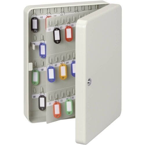 MAUL Sleutelkast - grijs - metaal - 140 sleutels - 1 stuk - 32.1 x 37.1 x 8.2 cm