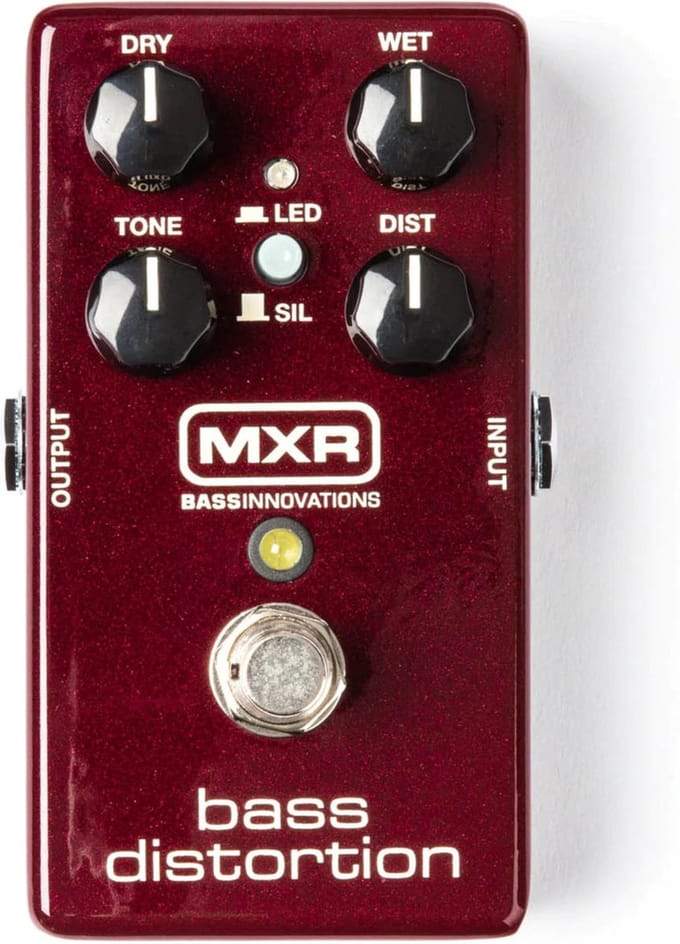 MXR M85 Bass Innovations Distortion - Bas distortion - Rood
