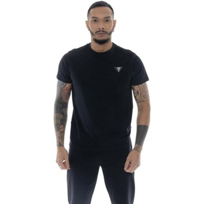 T-shirt Korte Mouw Leone 1947 Man Short Sleeves Patch