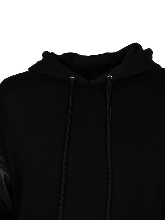 Les Hommes blouse Detachable Mannen zwart