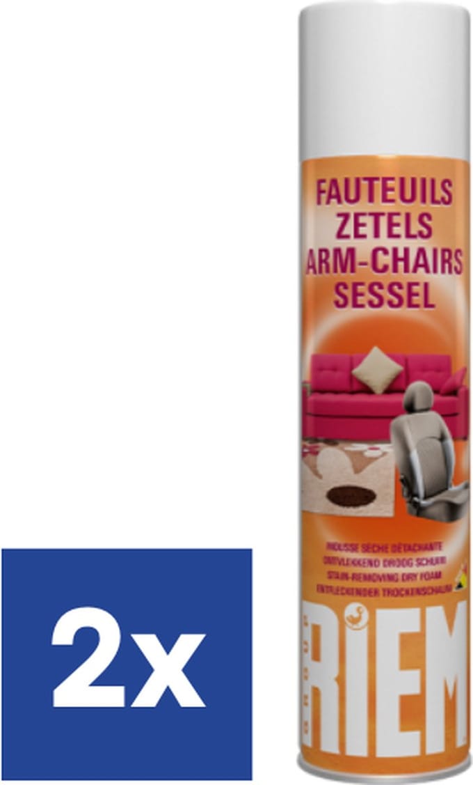 Riem - Zetelreiniger - 2 x 400 ml - Voordeelverpakking