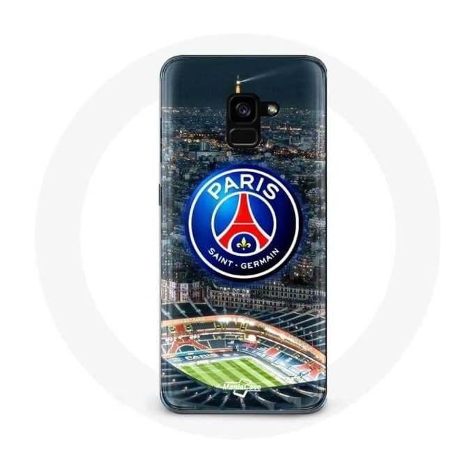 Samsung Galaxy A5 2018 hoesje psg logo stadionnacht Eiffeltoren