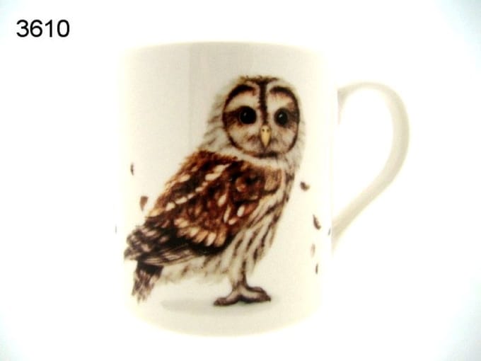 Clemency Bunn Mok kerkuil – 300 ml Porselein in Cadeaudoos