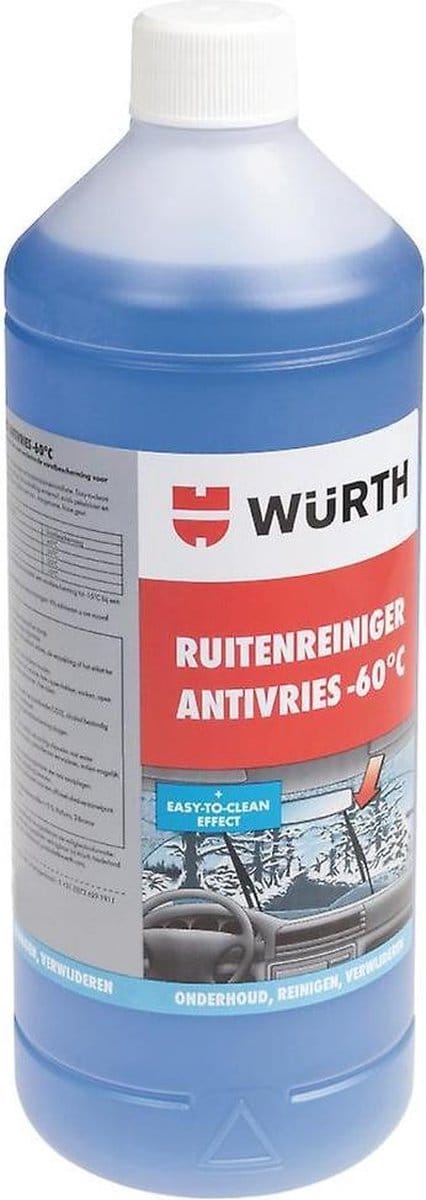 Würth Ruitenreiniger 332925 Antivries (-60°c) 500 Ml
