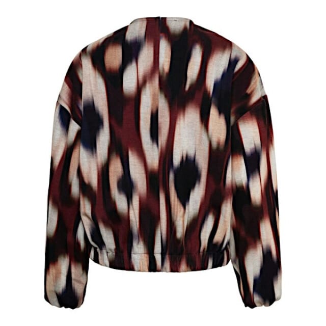 DIEDE FADED BIG LW-Wine Red multi - S