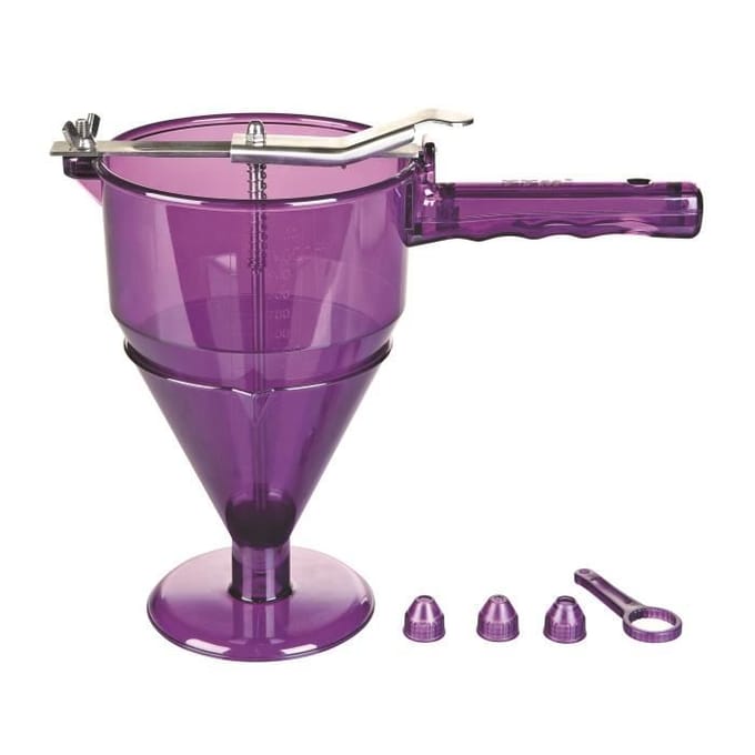 Doseur de cuisine - Ibili - 727100 - 1,1L - Acier inox - 3 douilles incluses violet