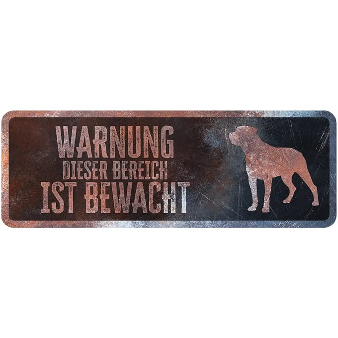 Engels terriër waarschuwingsbord D&D Home