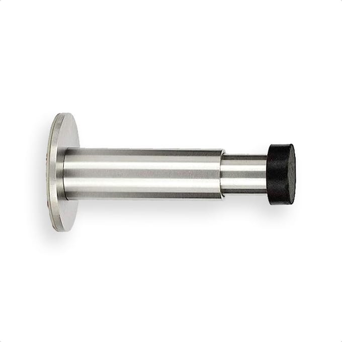 Uitschuifbare Deurstopper - Verstelbare Stopper - Bescherming van Muren - Dubbele Installatie - 90-130mm - Zwart