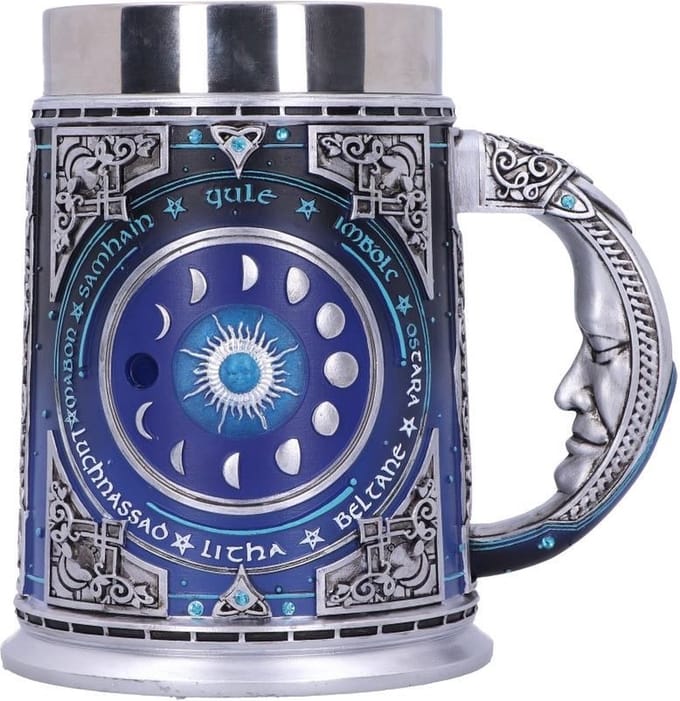Nemesis Now Bierpul Moon Guide Multicolors - handbeschilderd - (hxbxd) ca. 15,5cm x 16,5cm x 12,5cm