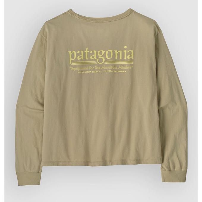 Patagonia L/S Hut Tripper Easy Cut T-Shirt grijs