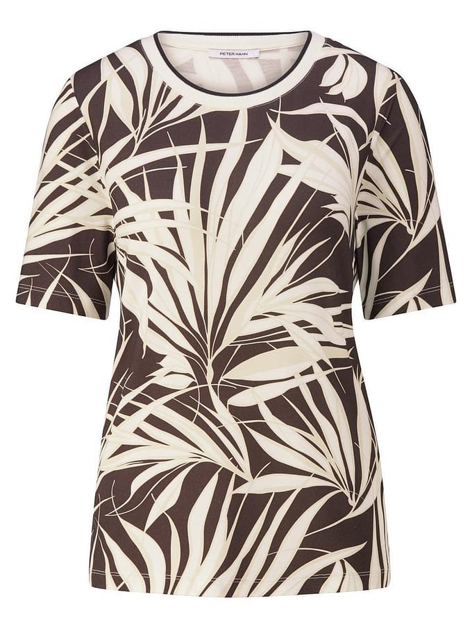 Shirt ronde hals Van Peter Hahn wit