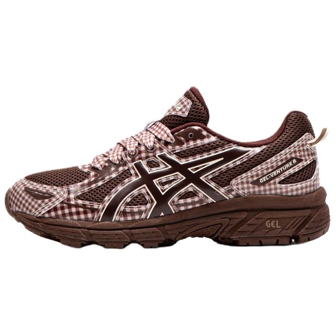 ASICS Gel-Venture 6 Story mfg. Roodbruin Gingham 44 gray