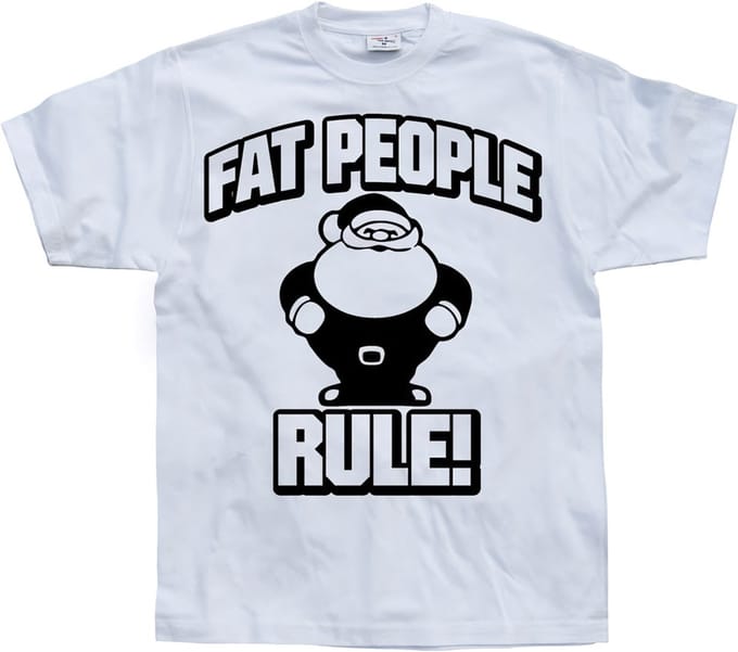 Hybris Fat People Rule T-shirt SH-1-15069-H6-2