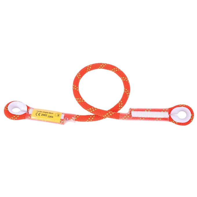 60 120 150cm Buiten Overlevings Klim Veiligheidstouw met Ringlager 60cm oranje