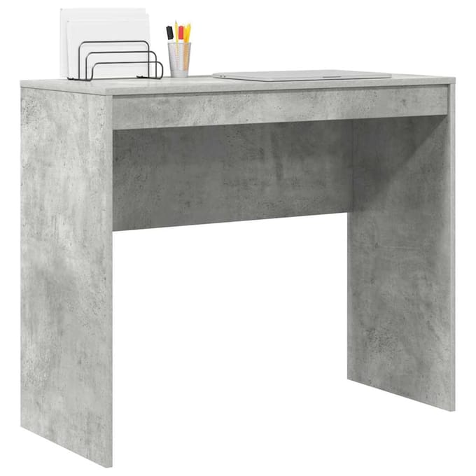vidaXL - Bureau - Beton - Grijs - 90 - x - 40 - x - 76 - cm