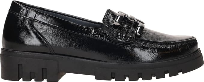 Dames Instappers & Ballerina's Waldlaufer H-serena 723508 Zwart - Maat 40
