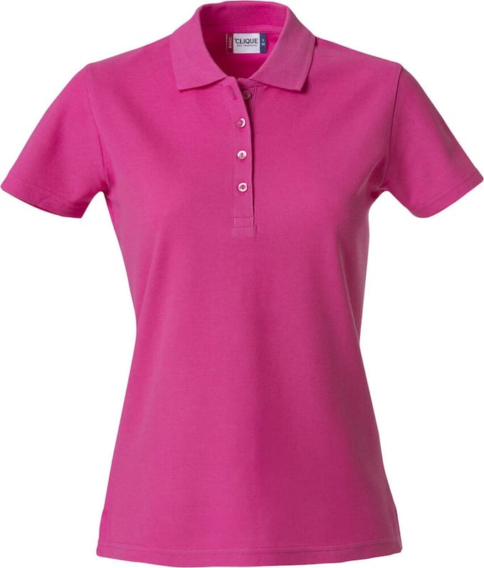 Clique Basic Polo Women 028231 - Helder kersen - XL