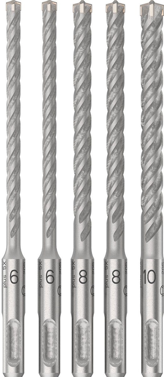 Bosch Accessories 2608833911 2608833911 Hamerboorset 6.0 mm, 6.0 mm, 8.0 mm, 8.0 mm, 10.0 mm 1 stuk(s)