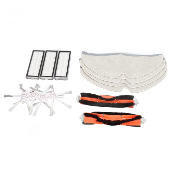 Vervangende Filter Mop Borstel Kit voor Xiaomi MIJIA 2C Veegrobot Stofzuiger Accessoires white