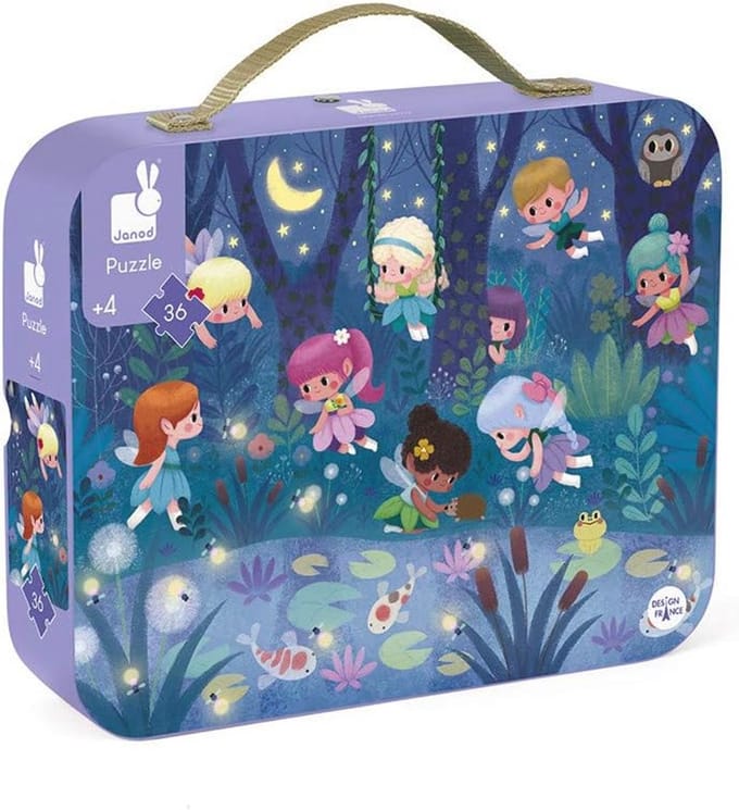 Puzzel met Feeën en Waterlelies