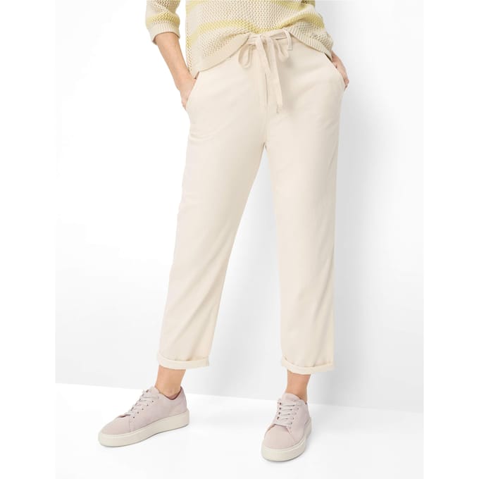 Raphaela by Brax Dames Chino  Style CARRIE ECRU, denim offwhite, maat 46