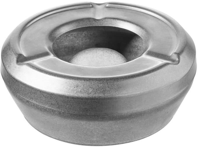 APS Windasbak - Sigarettenasbak - Vintage Look - RVS - Ø 10 cm - Rond - Ovaal - Voor Horeca