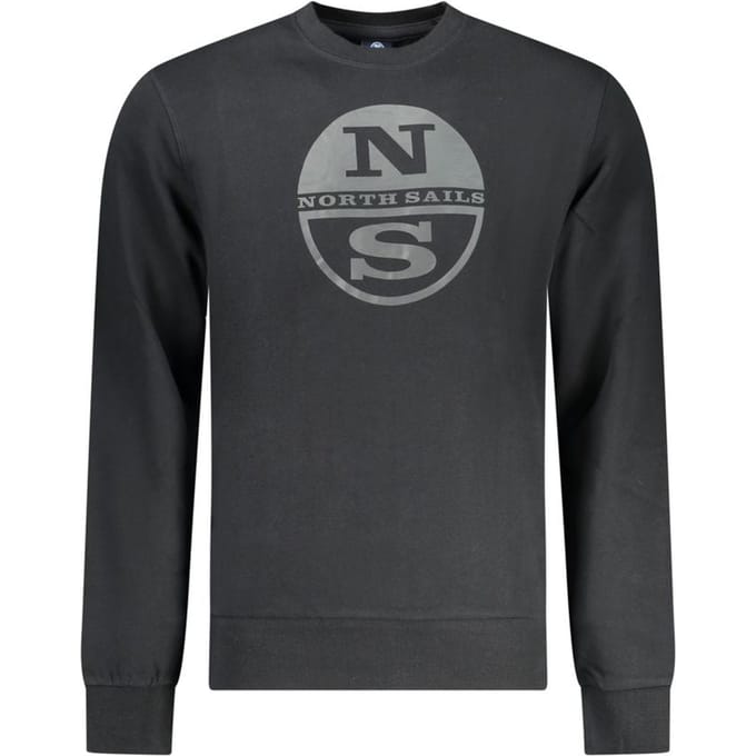 North Sails Zwarte Katoenen Heren Sweater
