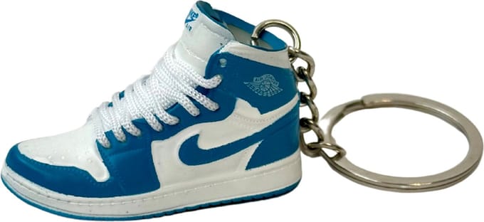 SneakersAdept - Jordan Sleutelhanger - Blauw - Nike - 3D Miniatuur - Sneaker Accessoire - Hard plastic - Jordan