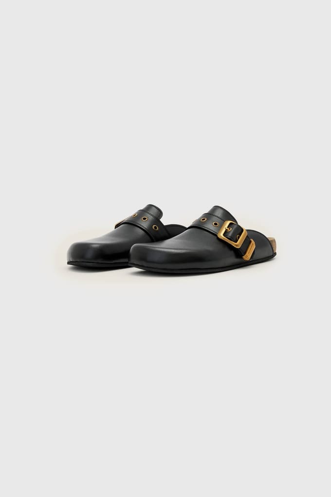 AllSaints Staffa Mule Black Taglia: 37 | Infradito Outlet | Donna | Nero