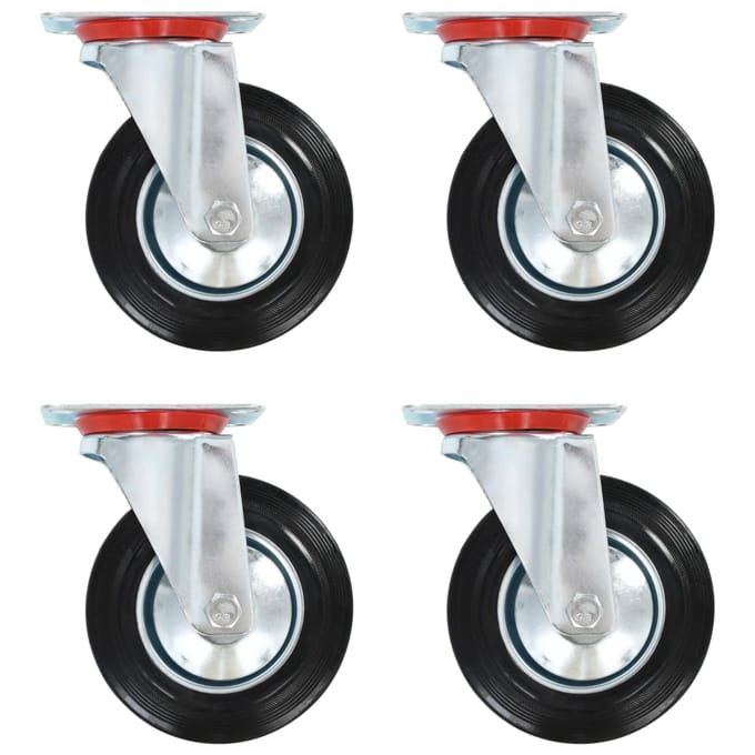 vidaXL - Zwenkwielen - 4 - st - 160 - mm