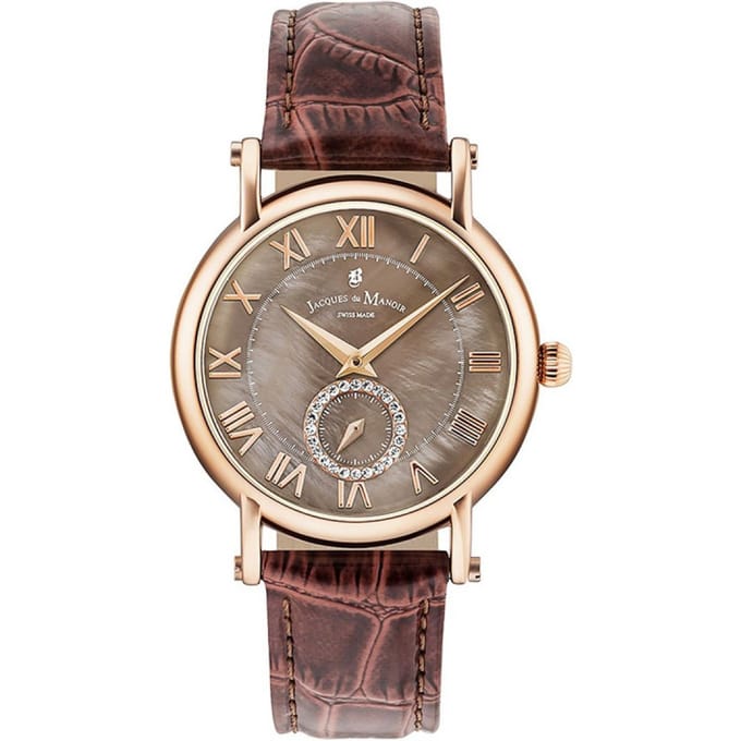 JACQUES du MANOIR VEN.04 Dames Horloge 36mm Swiss-Made