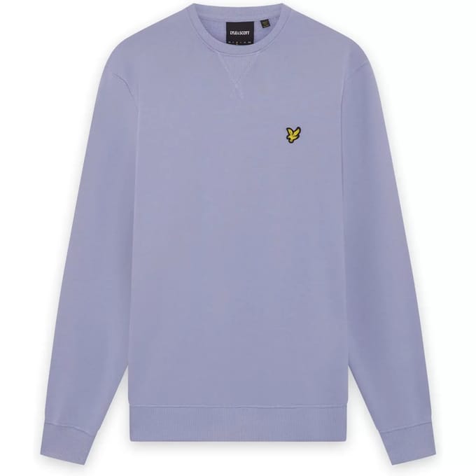 Sweaters Lyle &amp; Scott ML424VOG CREW NECK-Y128 BUBBLE BLUE