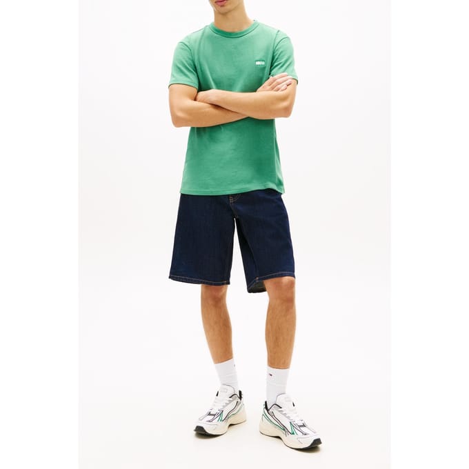 Tommy Hilfiger Regular Badge Tee Bahama Green Taglia: S | Magliette basic Outlet | Uomo | Verde
