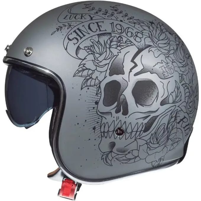 Jethelm MT Helmets Le Mans 2 SV Skull & Roses A2