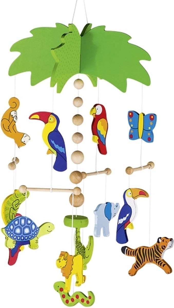 GOKI Mobiel - Palmboom - 22X42Cm - Hout