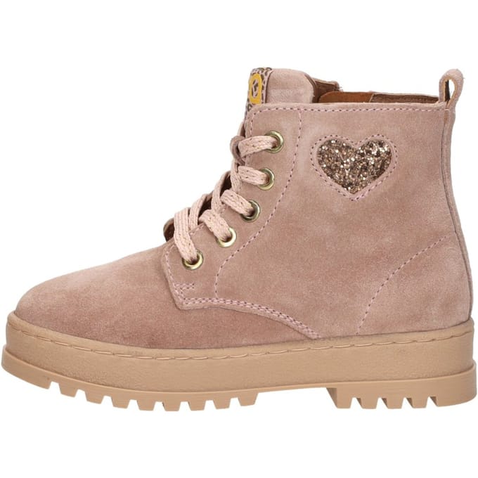 KEQ Veterschoen hoog Veterschoen hoog - Roze - Maat 25