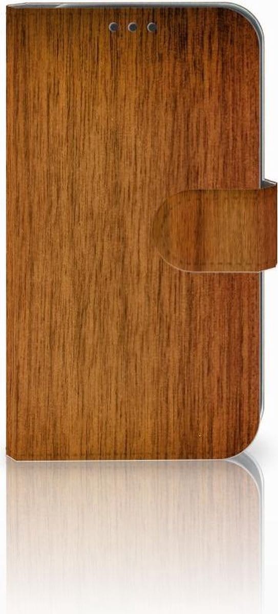 Samsung Galaxy Xcover 4 | Xcover 4s Book Style Case Donker Hout