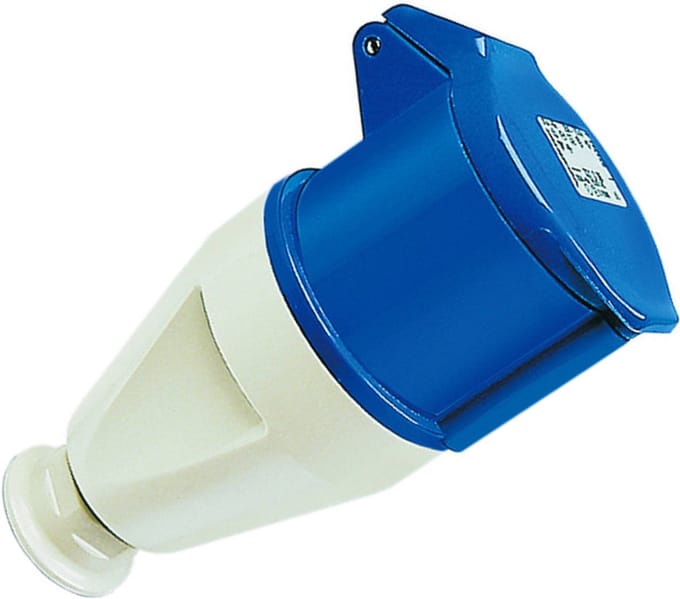 Walther 331306 CEE contrastekker 3/32A, 32A 3P 230V 6h IP44